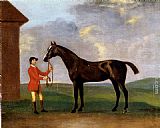 Captain Dennis O'Kelly's Basilimo Held By A Groom by Francis Sartorius